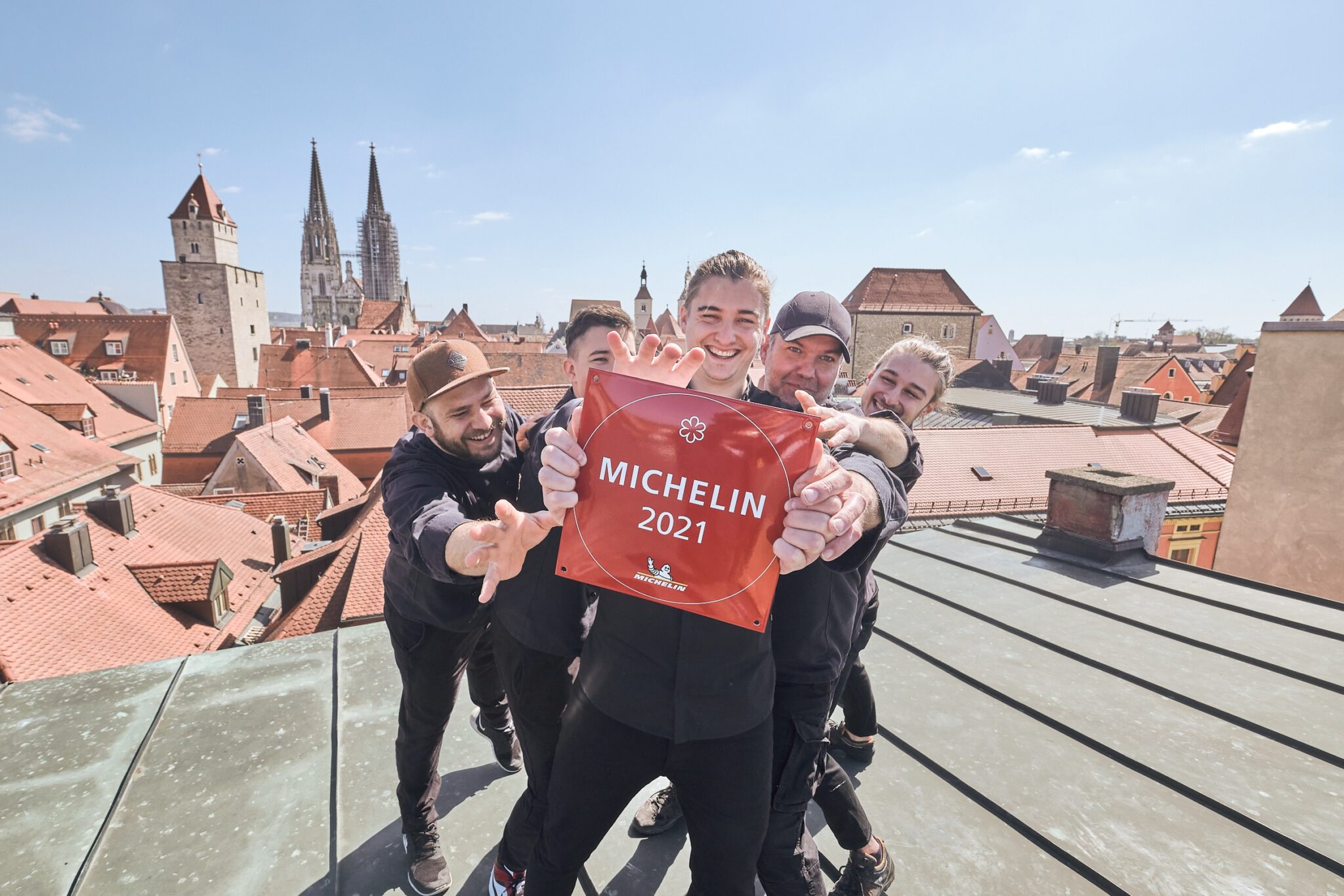 Sternekoch Maximilian Schmidt und Team